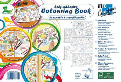 Van der Doelen Colorbook lui-même adhésif, amovible et réutilisable