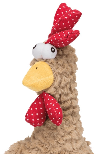 Rooster en peluche de Trixie avec un son animal