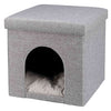 Trixie Pouf Cat Basket relax-iglo alois gris