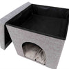 Trixie Pouf Cat Basket relax-iglo alois gris