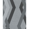 Murau nord North Wall Wallpaper Topchic Graphic Lignes diamants gris et noir