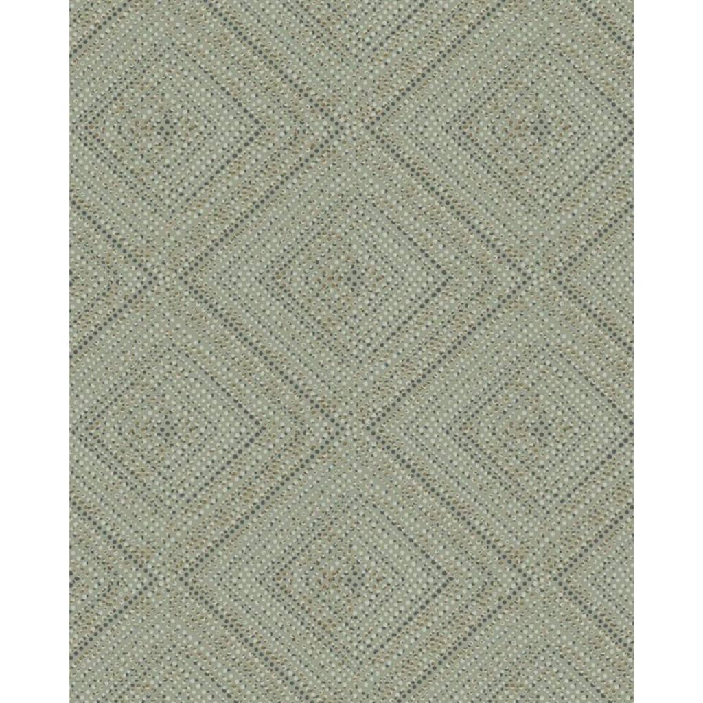 NOORDWAND NOORDWAND Fond d'écran TOPCHIC TONE SUR TONE DIAMONDS VERT METALLIQUE