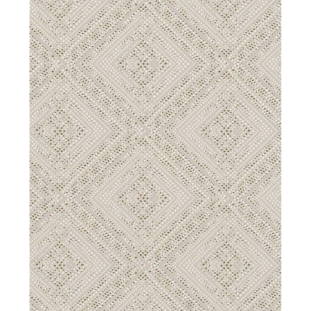 NOORDWAND NOORDWAND Fond d'écran TOPCHIC TONE SUR TONE DIAMONDS BEIGE MÉTALLIQUE
