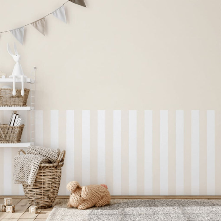NOORDWAND NOORDWAND Fond d'écran Topchic Stripes beige et blanc