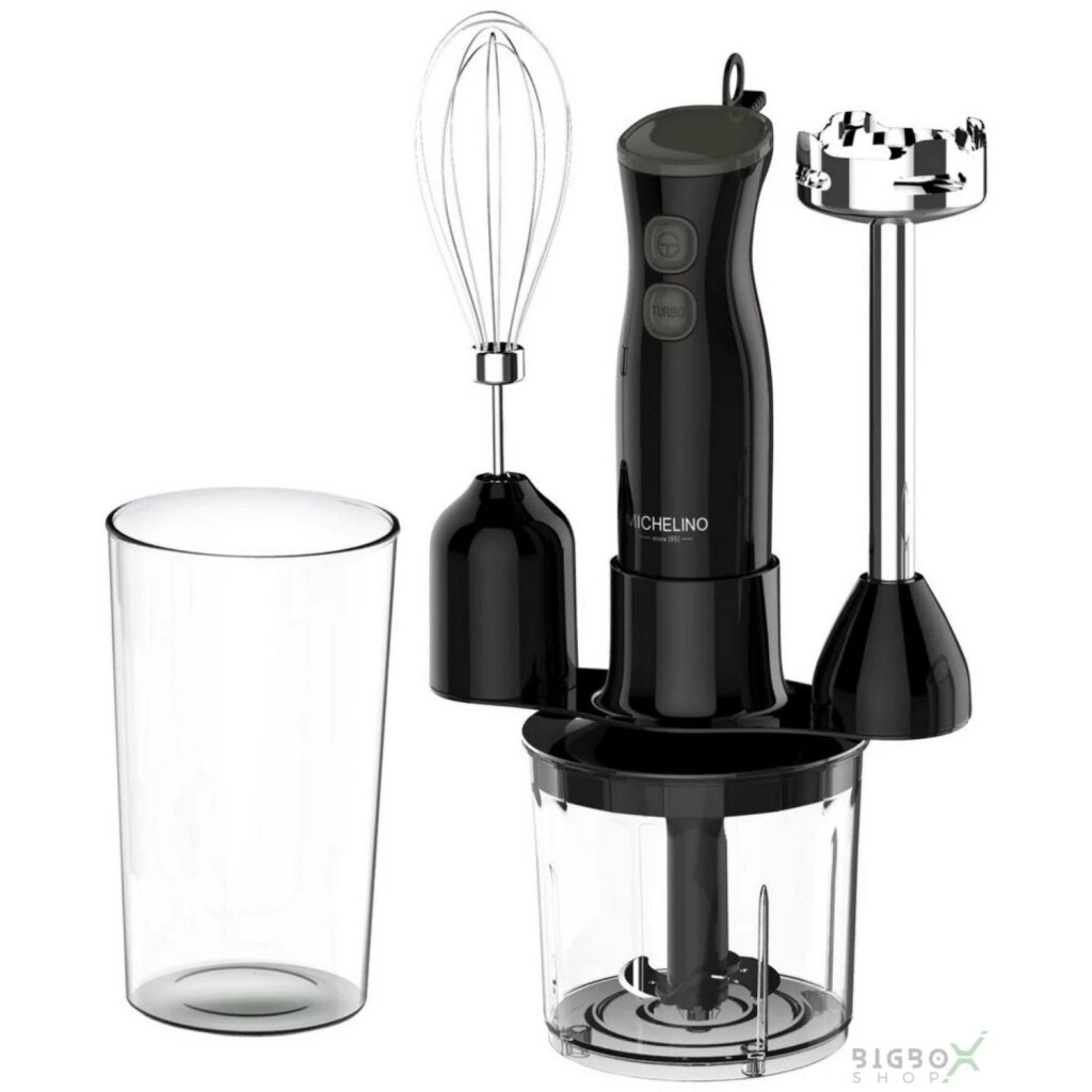 Michelino Michelino Hand Blender Set 6 pièces noir