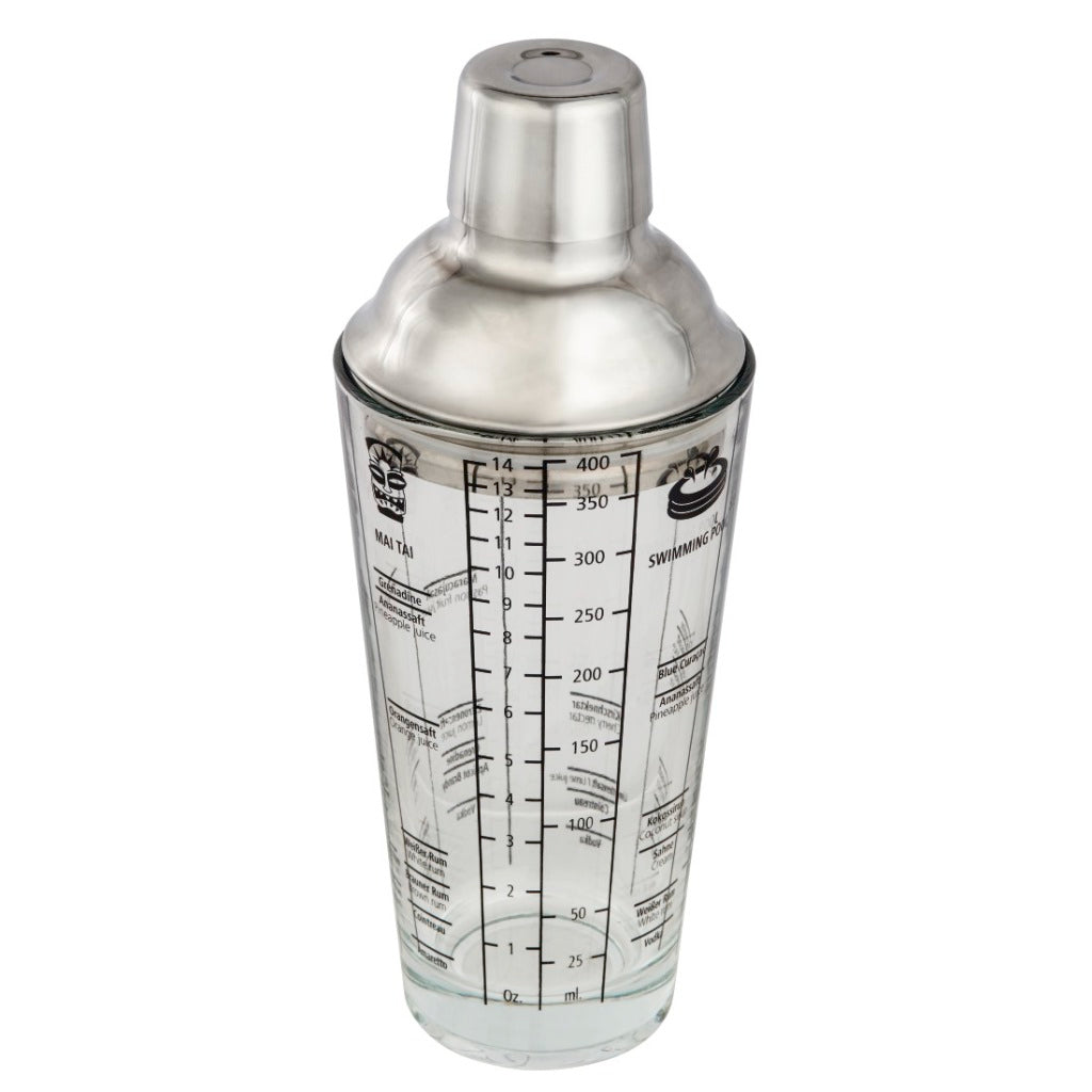 Xavax xavax shaker cocktail de verre 400 ml
