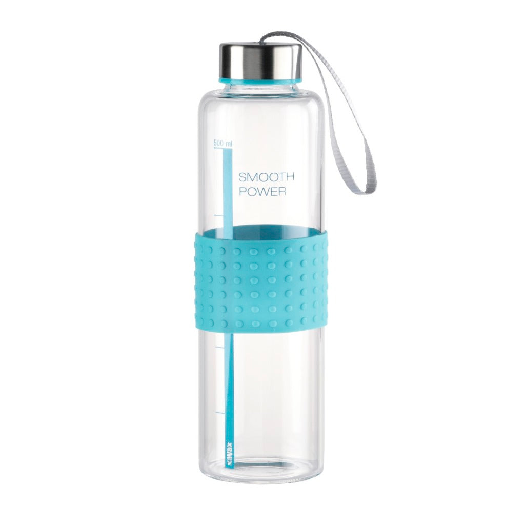 Xavax Xavax Glass Buvering Bottle Smooth 0,5 L Turquoise