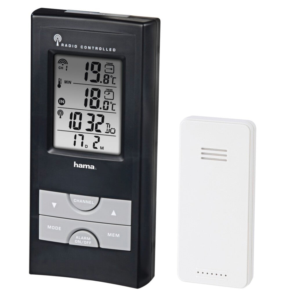 HAMA Electronic Weather Station EWS-165 Black