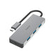 Hama Hub USB-C 4 ports USB 3.2 gen2 10 Gbit S aluminium