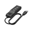 Hama Hub USB 4 ports USB 2.0 480 Mbits interrupteur marche/arrêt