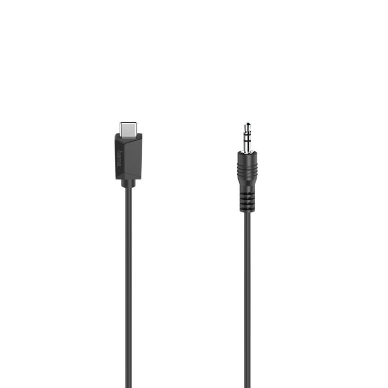 HAMA Audio Cable USB-C Plug-3,5 mm-Jack Plug Stéréo 0,75 M
