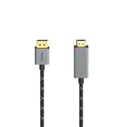 HAMA VIDEO Cable DisplayPort-St. Trade HDMI; -st. Ultra-HD 4K @ 60Hz ALU 1,50 m - afbeelding 1