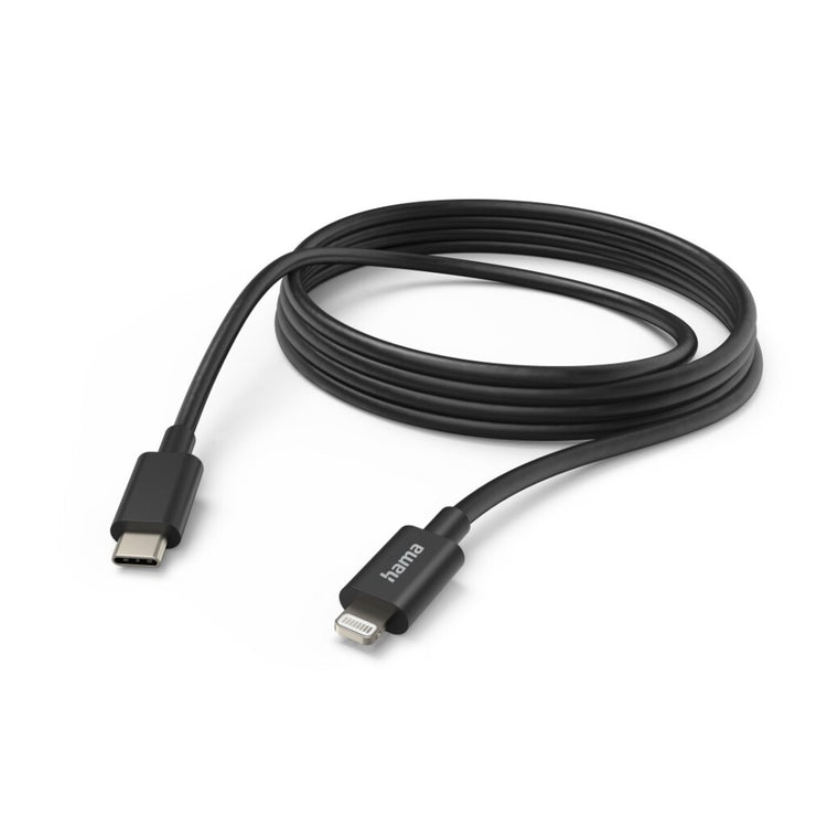 HAMA Charge Cable USB-C Lightning 3 m noir