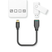 Hama Câble adaptateur USB OTG fiche USB-C - connexion USB-A 15 cm noir - afbeelding 2