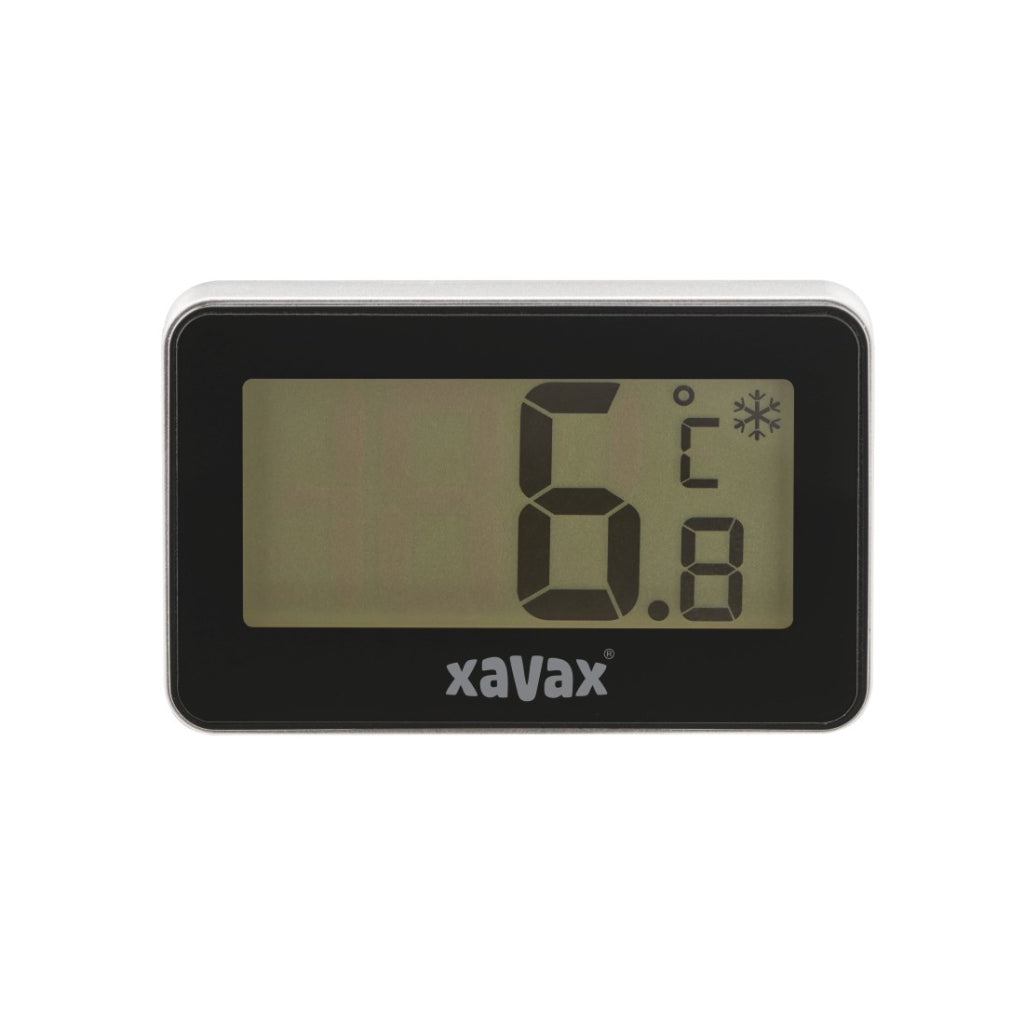 Thermomètre numérique xavax xavax pour le réfrigérateur et le congélateur noir