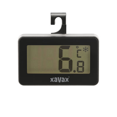 Thermomètre numérique xavax xavax pour le réfrigérateur et le congélateur noir