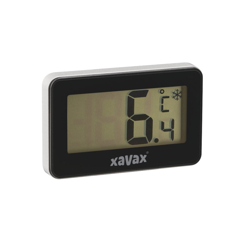 Thermomètre numérique xavax xavax pour le réfrigérateur et le congélateur noir