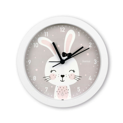 Hama horloge pour enfants Maui ne tic-tac, horloge de table avec fonction réveil, ø 16 cm