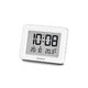 Hama Réveil numérique LCD blanc