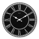 HAMA Wall Clock Rab Vintage ne tape pas de 30 cm noire blanc mdf