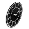 HAMA Wall Clock Rab Vintage ne tape pas de 30 cm noire blanc mdf