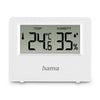 Hama thermomètre + hygromètre pour intérieur et extérieur, blanc