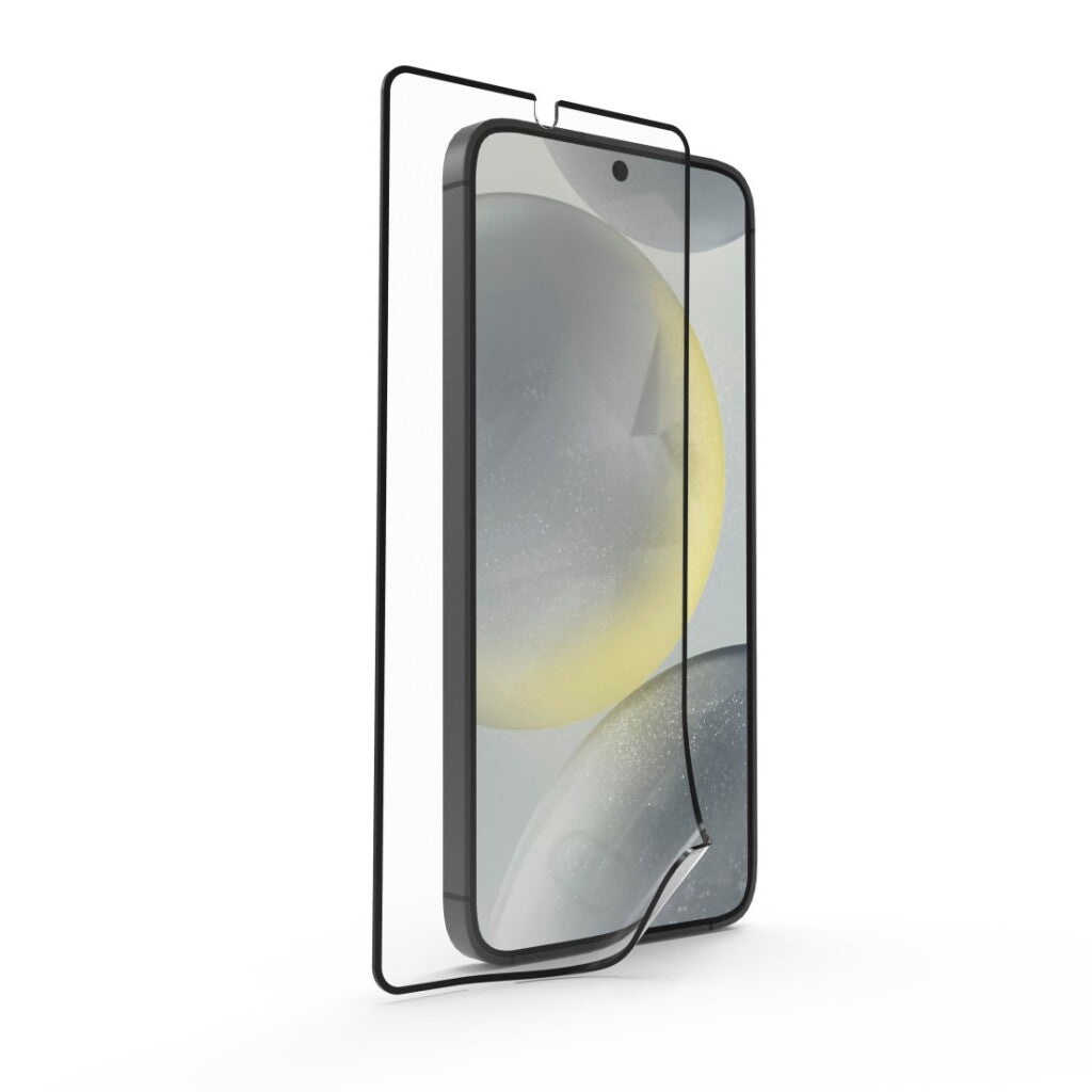 HAMA Téléphone Protection Glass Super Hybrid pour Galaxy S24 Assembly Assistance