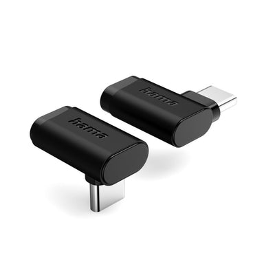 Adaptateur d'angle Hama USB-C 90 degrés ; USB 3.2 Gen2 10 GBit S 5 A 240 W lot de 2