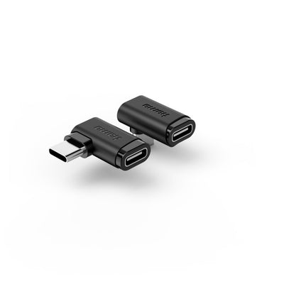 Adaptateur d'angle Hama USB-C 90 degrés ; USB 3.2 Gen2 10 GBit S 5 A 240 W lot de 2