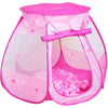 Tente de jeu avec 100 balles rose