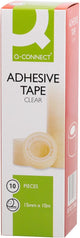 Ruban adhésif Q-connect, pp, 15 mm x 10 m, boîte de 10