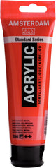Peinture acrylique série standard Amsterdam tube 120 ml rouge naphtol moyen 396