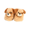 Pantoufles en peluche chiens enfants taille 25-27