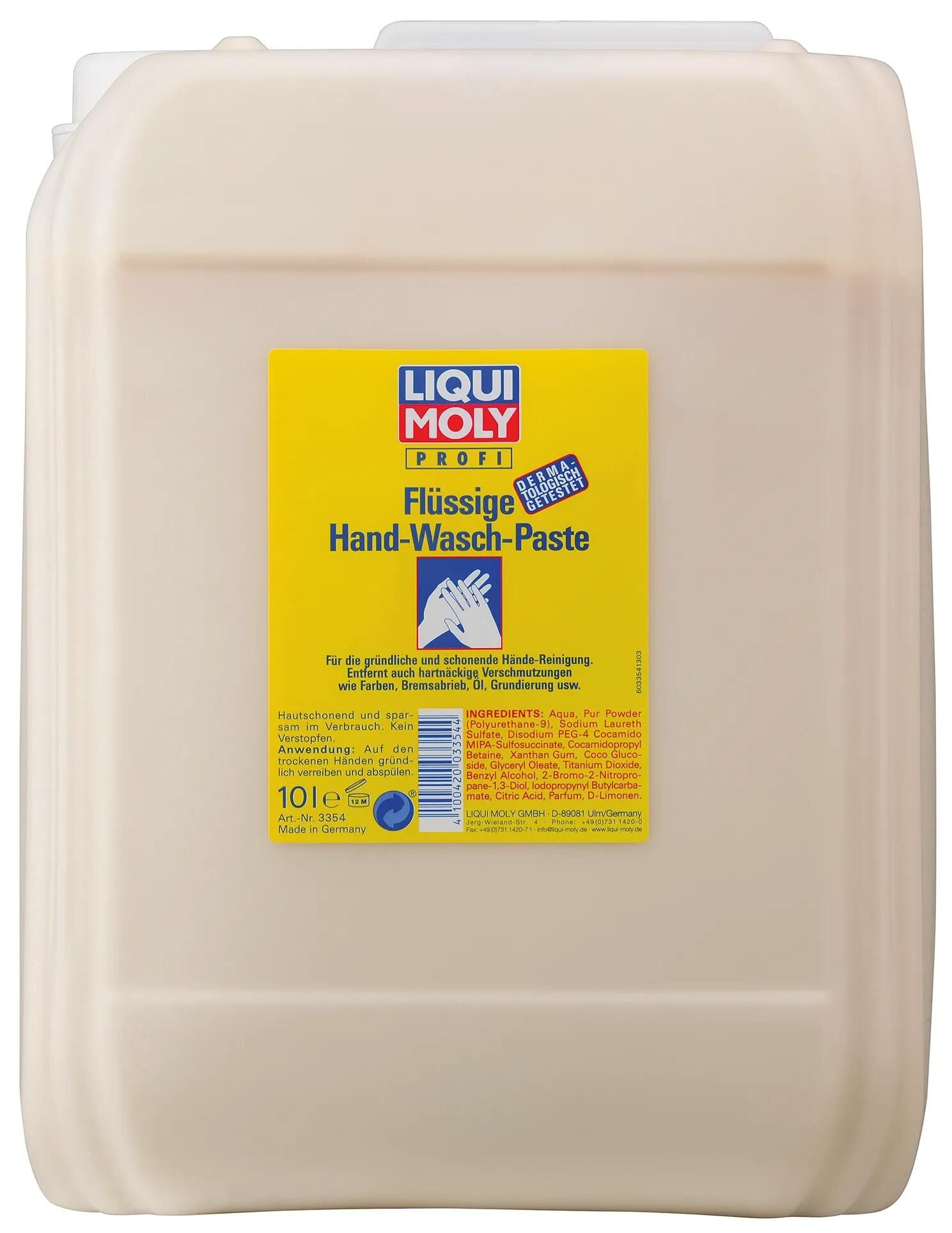Pâte de lavage de main Liqui Moly 10L