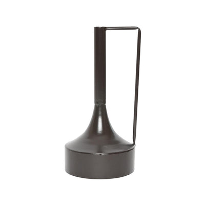 House of nature vase tromso métal 30cm noir