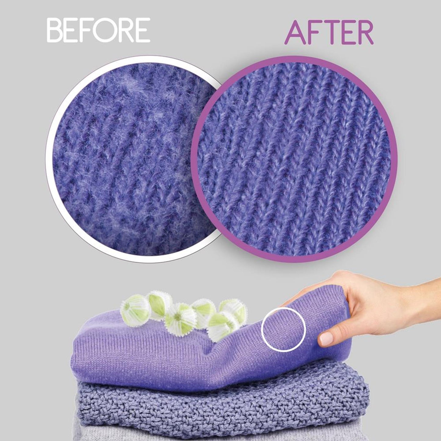 Boules de lavage anti-peluches Metaltex 6