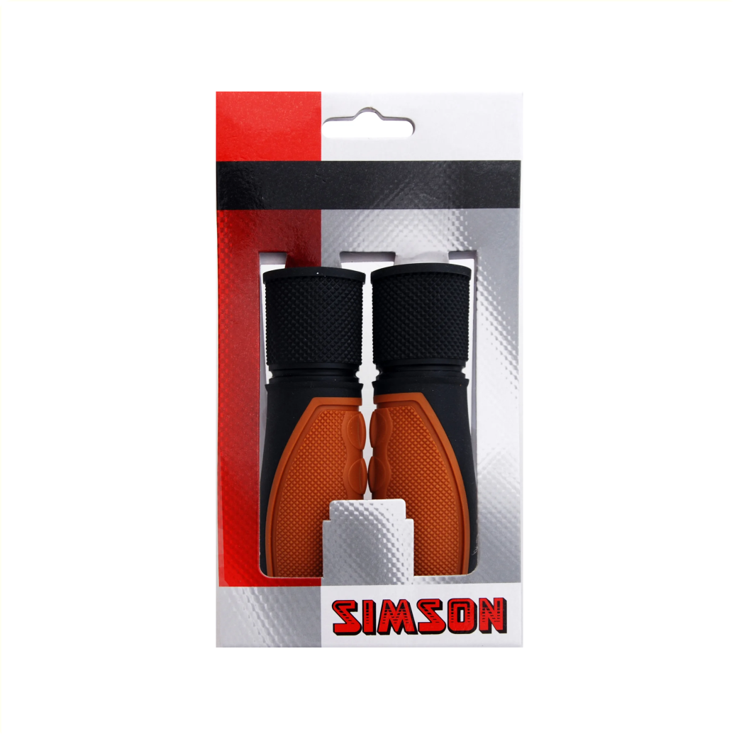 Simson Full Grip Grips - 92mm - Noir-Gris