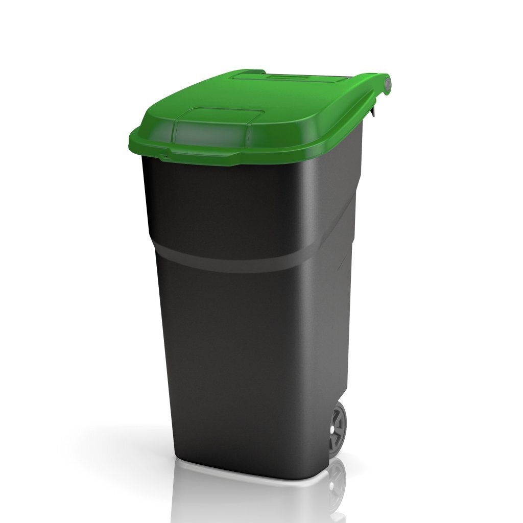 Rotho poubelle atlas 100l vert