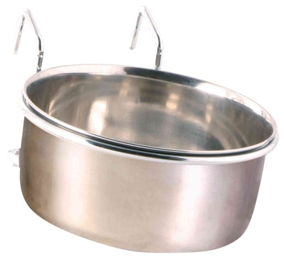 Trixie Food Bowl avec support pour accrocher l'acier inoxydable