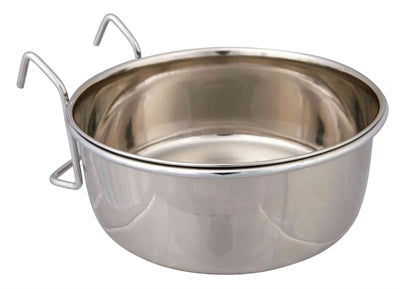 Trixie Food Bowl avec support pour accrocher l'acier inoxydable