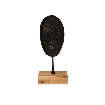 Statue maison de la nature lagnoy 29cm noir