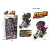 Dino sur moteur friction 12cm lot de 2