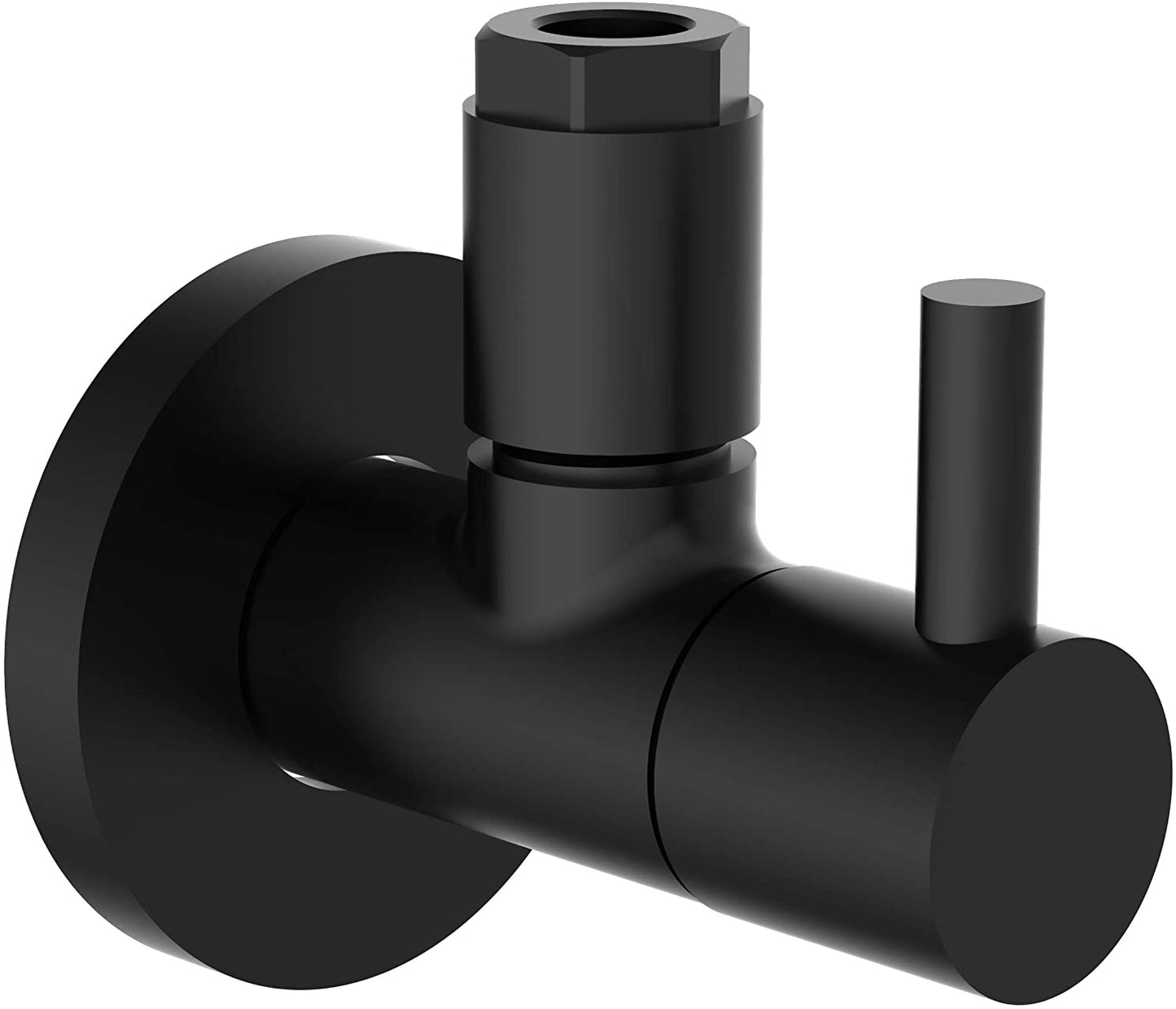 Schütte schütte hoeksifon avec rosette ms 10 mm noir