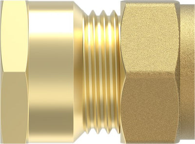 Pièce de transition Kirchhoff en laiton, vierge, 18 mm x 1 2 it, raccord à serrage pour tuyau en cuivre - 989456317