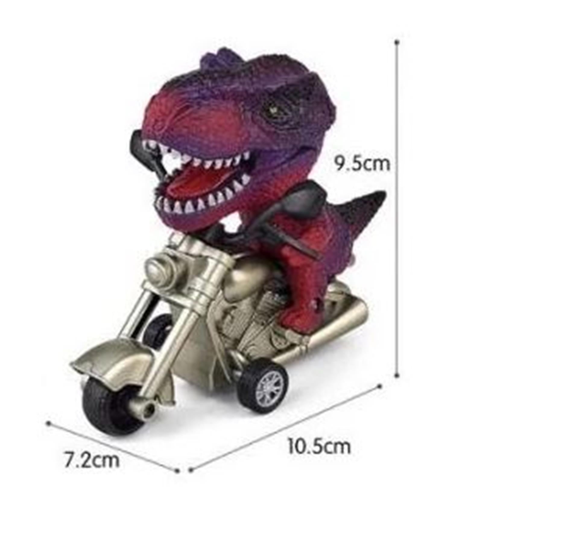 Dino sur moteur friction 12cm lot de 2
