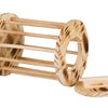 Rack de foin trixie avec bois de couvercle flammes