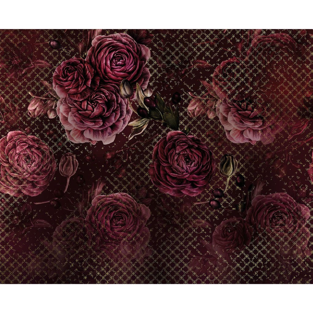 Komar Komar Photo Fond d'écran Rouge intense 350x280 cm