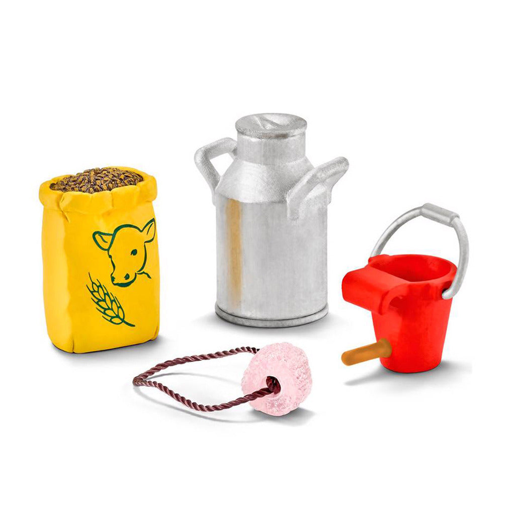 Feed Schleich pour la vache et les mollets en 4 parties