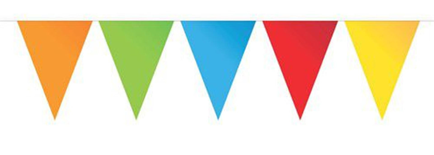 Ligne de drapeau Haza multicolore 10m paquet de 5 pièces