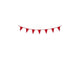 Ligne drapeau Haza 10m rouge